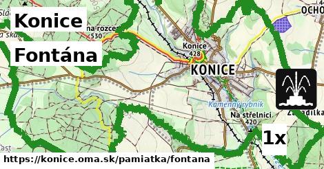 Fontána, Konice
