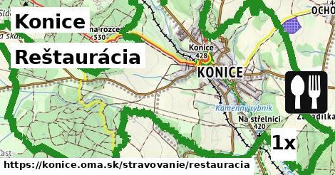 Reštaurácia, Konice