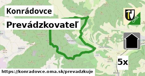 prevádzkovateľ v Konrádovce