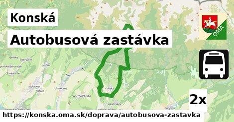 Autobusová zastávka, Konská