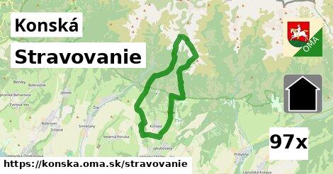 stravovanie v Konská