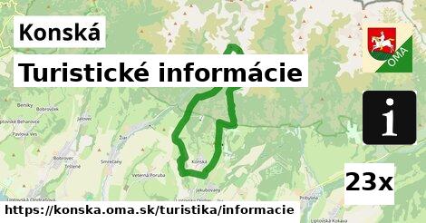 Turistické informácie, Konská