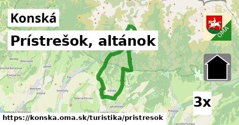 Prístrešok, altánok, Konská