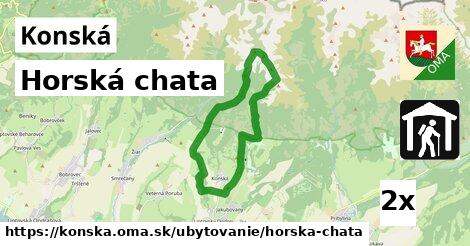 Horská chata, Konská