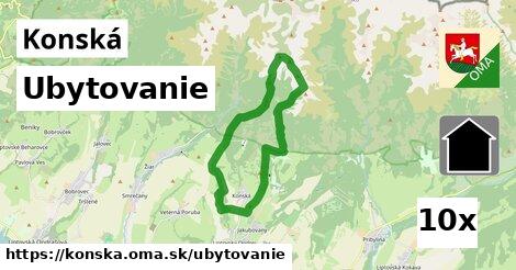 ubytovanie v Konská