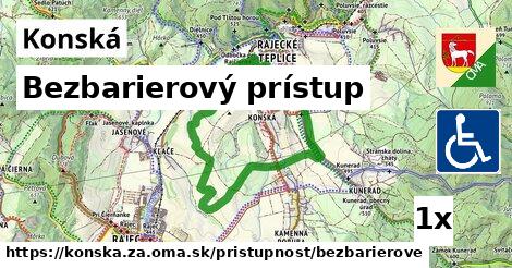 Bezbarierový prístup, Konská, okres ZA