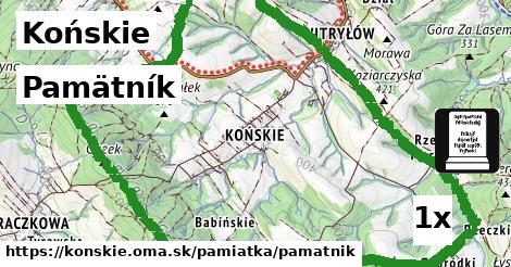 Pamätník, Końskie