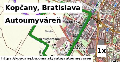 Autoumyváreň, Kopčany, Bratislava