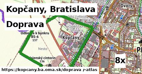 doprava v Kopčany, Bratislava