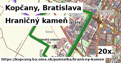 Hraničný kameň, Kopčany, Bratislava