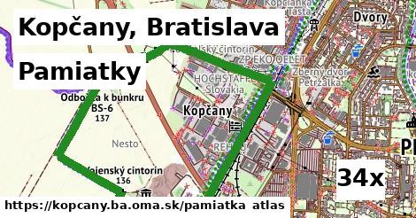 pamiatky v Kopčany, Bratislava