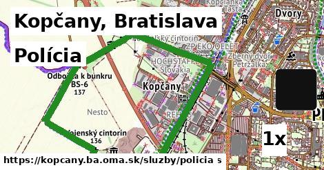 Polícia, Kopčany, Bratislava