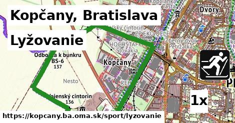 lyžovanie v Kopčany, Bratislava