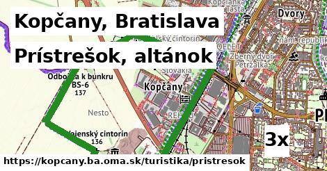 Prístrešok, altánok, Kopčany, Bratislava