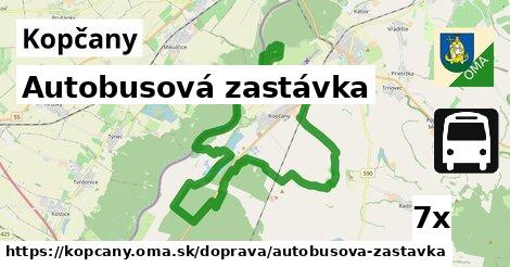 Autobusová zastávka, Kopčany