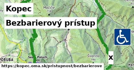 Bezbarierový prístup, Kopec