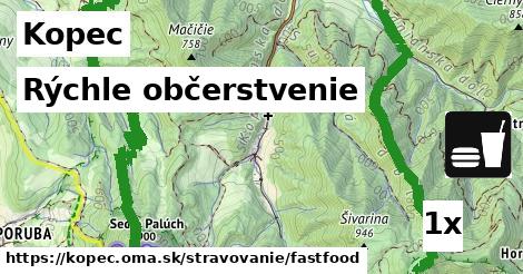 Rýchle občerstvenie, Kopec