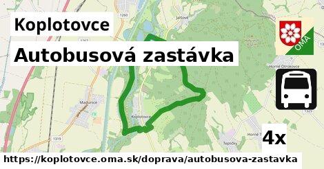 Autobusová zastávka, Koplotovce