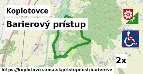 Barierový prístup, Koplotovce