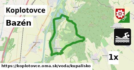 Bazén, Koplotovce