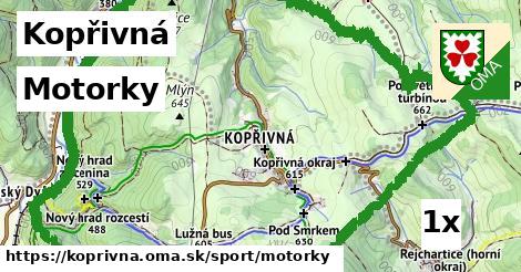 motorky v Kopřivná