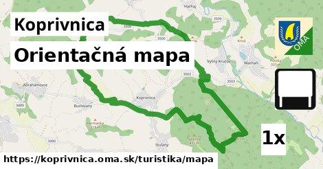 Orientačná mapa, Koprivnica