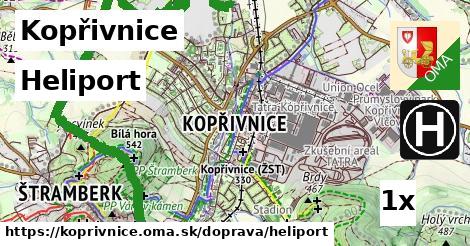 Heliport, Kopřivnice
