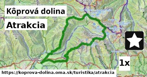 Atrakcia, Kôprová dolina