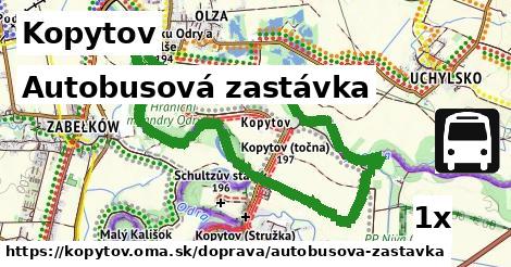 Autobusová zastávka, Kopytov