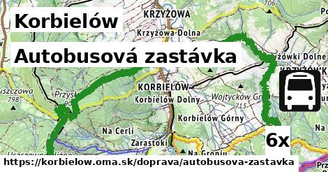 Autobusová zastávka, Korbielów