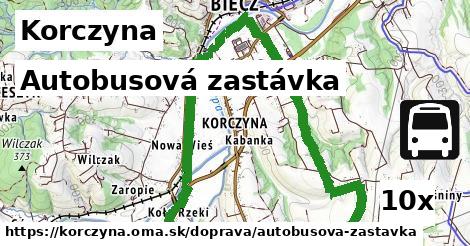 Autobusová zastávka, Korczyna