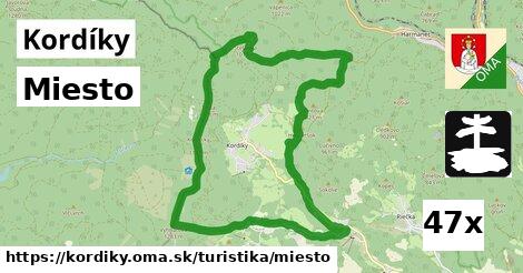 Miesto, Kordíky