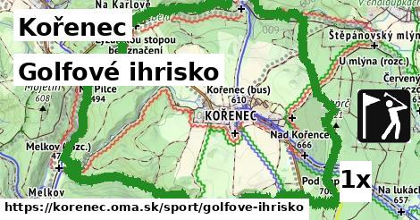 Golfové ihrisko, Kořenec