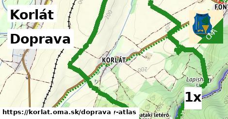 doprava v Korlát