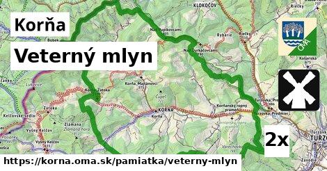 veterný mlyn v Korňa