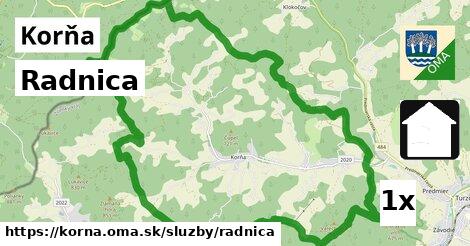 Radnica, Korňa