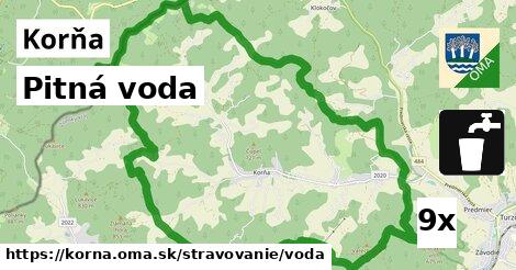 Pitná voda, Korňa