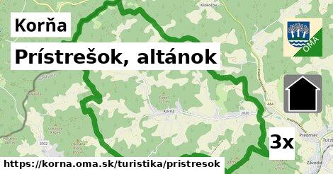 Prístrešok, altánok, Korňa