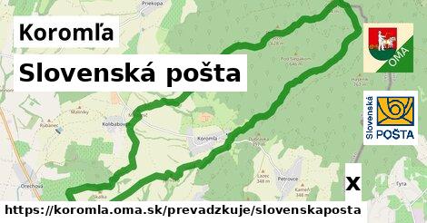 Slovenská pošta, Koromľa