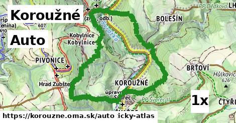 auto v Koroužné