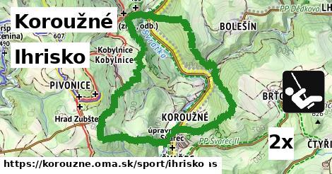 Ihrisko, Koroužné