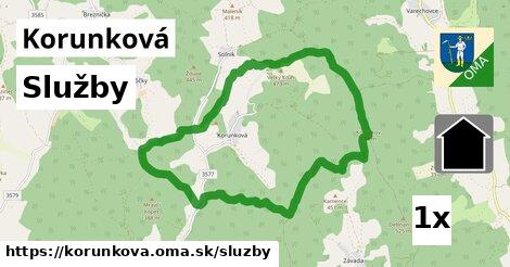 služby v Korunková