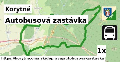 Autobusová zastávka, Korytné