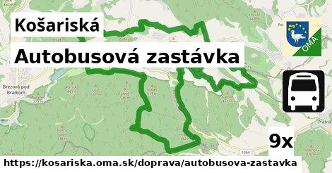 Autobusová zastávka, Košariská