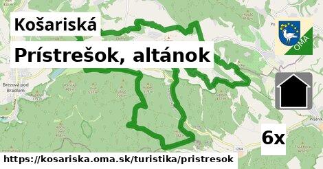 Prístrešok, altánok, Košariská