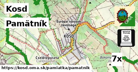 Pamätník, Kosd