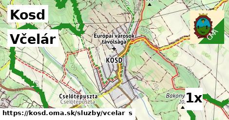 Včelár, Kosd