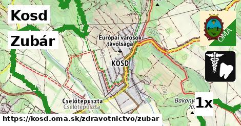 Zubár, Kosd