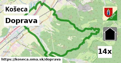 doprava v Košeca