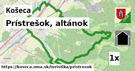 Prístrešok, altánok, Košeca